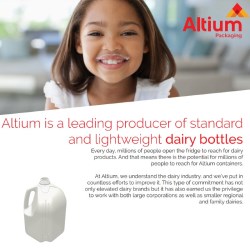 Altium Packaging Leading Producer of Lightweight Dairy Bottles