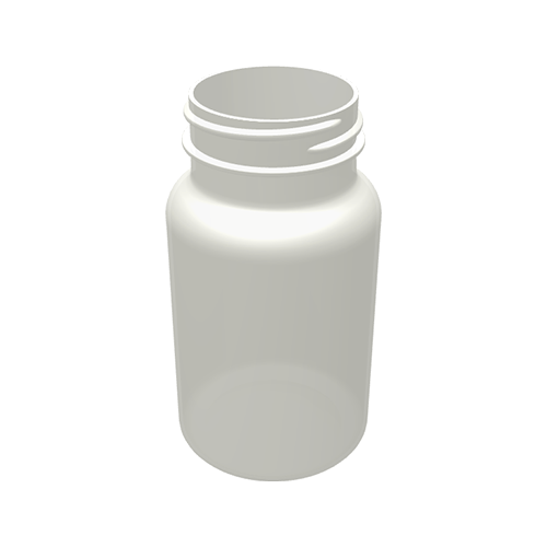 100cc HDPE White Bottle