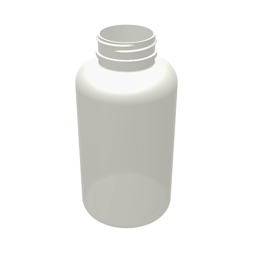 625cc HDPE White Bottle